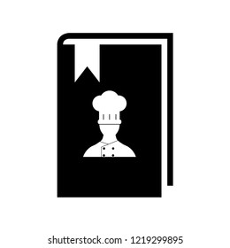 cooking book  icon, logo on white background