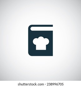 cooking book icon on white background 