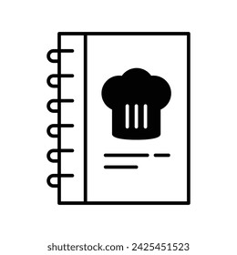 Cooking Book icon vector strock illustration