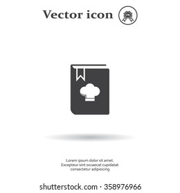 cooking book line icon