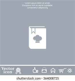 cooking book line icon