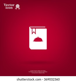 cooking book line icon