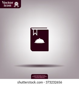 cooking book line icon