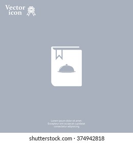 cooking book line icon