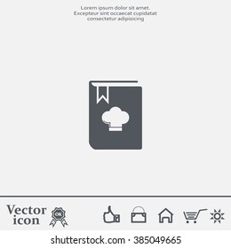 cooking book line icon