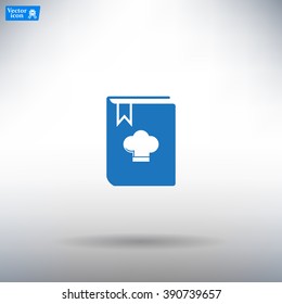 cooking book line icon