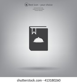 cooking book line icon