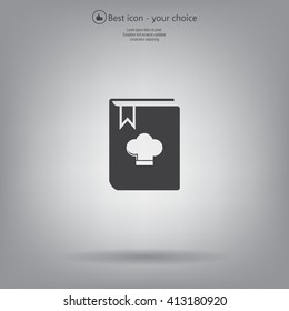 cooking book line icon