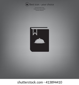 cooking book line icon