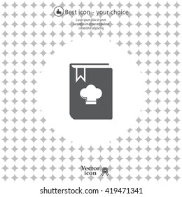cooking book line icon