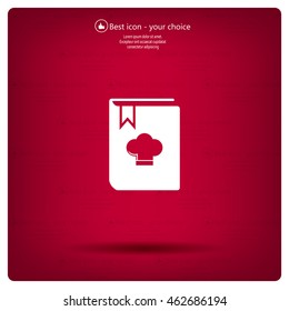 cooking book line icon