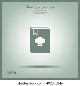 cooking book line icon