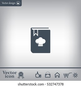 cooking book line icon