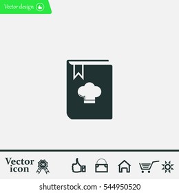 cooking book line icon