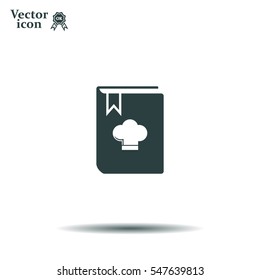 cooking book line icon