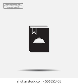 cooking book line icon