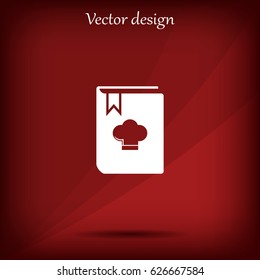 cooking book line icon