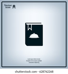 cooking book line icon