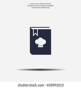 cooking book line icon