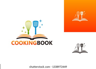 Cooking Book Logo Template Design Vector, Emblem, Design Concept, Creative Symbol, Icon