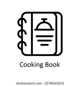 Cooking Book Vector       outline Icons. Simple stock illustration stock