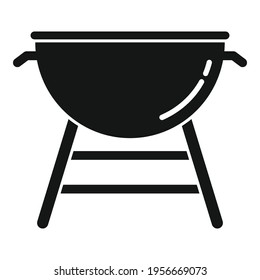 Cooking brazier icon. Simple illustration of Cooking brazier vector icon for web design isolated on white background
