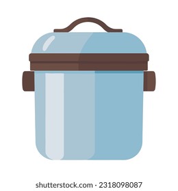 Cooking casserole, heat and eat icon isolated