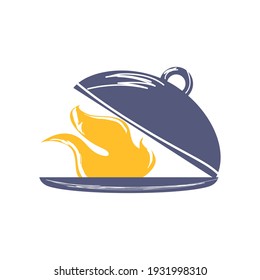 servicio de cocina ilustración vectorial boceto estilo aislado