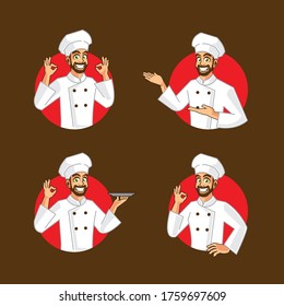 cooking chef cartoon character design