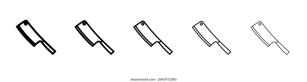 cooking chef knife icon Flat design on isolated background