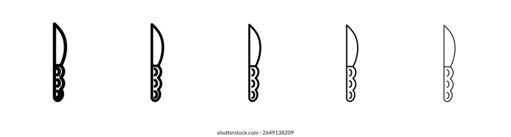 cooking chef knife icon simple illustration logo art