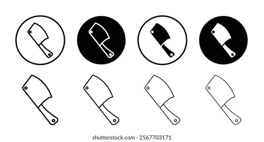 cooking chef knife icon Symbol mark in filled style