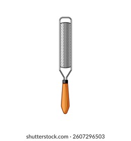 cooking citrus zester cartoon. baking garnish, flavor stainless, steel handle cooking citrus zester sign. isolated symbol vector illustration