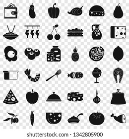 Cooking coffee icons set. Simple style of 36 cooking coffee vector icons for web for any design