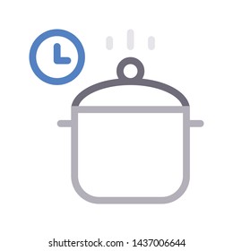 cooking color line vector icon