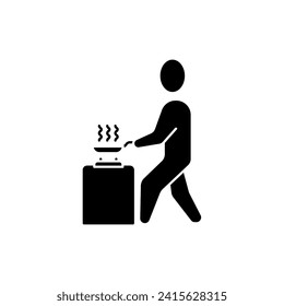 icono de línea de concepto de cocina. Ilustración de elemento simple. diseño de símbolos de contorno de concepto de cocina.