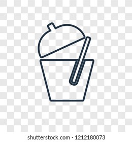 Cooking concept vector linear icon isolated on transparent background, Cooking concept transparency concept in outline style