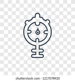 Cooking concept vector linear icon isolated on transparent background, Cooking concept transparency concept in outline style