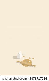 Cooking cookies vector illustration. Recipe