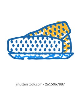 cooking corn doodle icon sketch vector. cooking corn sign. isolated symbol illustration