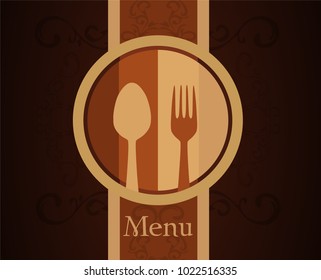 Cooking, cuisine logo. Icon and label for design menu restaurant or cafe.  Vector Restaurant menu design.