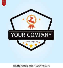 Cooking, cuisine logo. Icon and label for design menu restaurant or cafe. Lettering, calligraphy vector illustration