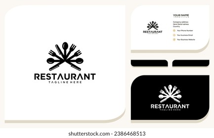 Cooking, cuisine logo. Icon and label for design menu restaurant or cafe .vector illustration