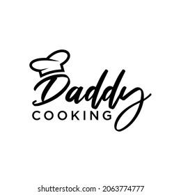 Cooking With Daddy Logo Template