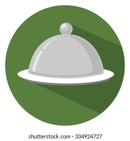 cooking dish flat icon