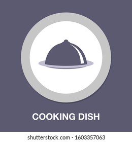 Cooking Dish Illustration - Restaurant Symbol, Cooking Food Sign