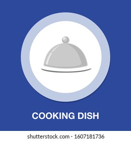 Cooking Dish Illustration - Restaurant Symbol, Cooking Food Sign