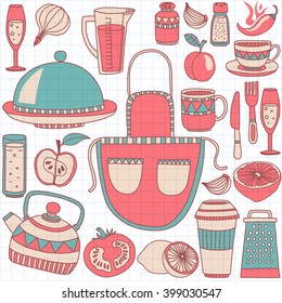 Cooking Doodle style elements
