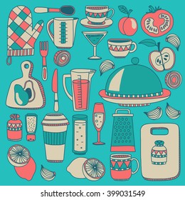 Cooking Doodle style elements