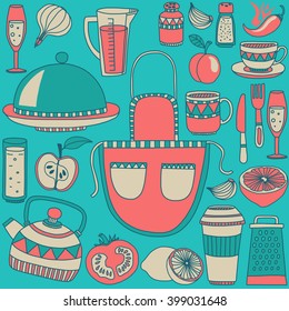 Cooking Doodle style elements